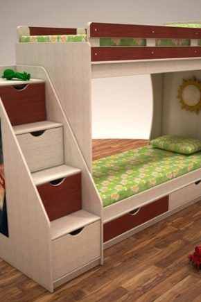 Двухъярусные кровати с ящиками