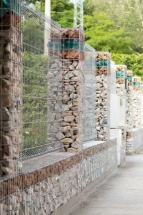 Забор из габионов: особенности конструкции