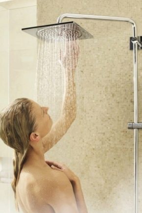 Тропический душ для ванной со смесителем: особенности и критерии выбора