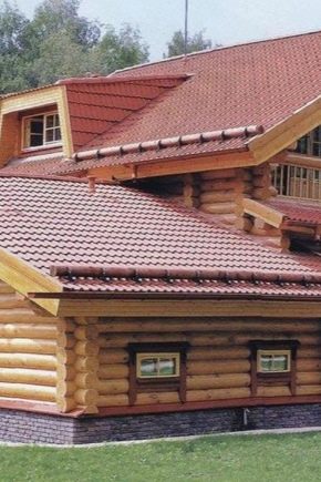 Оригинальные проекты деревянных домов из оцилиндрованного бревна